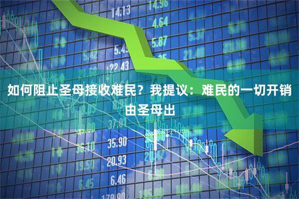 如何阻止圣母接收难民？我提议：难民的一切开销由圣母出